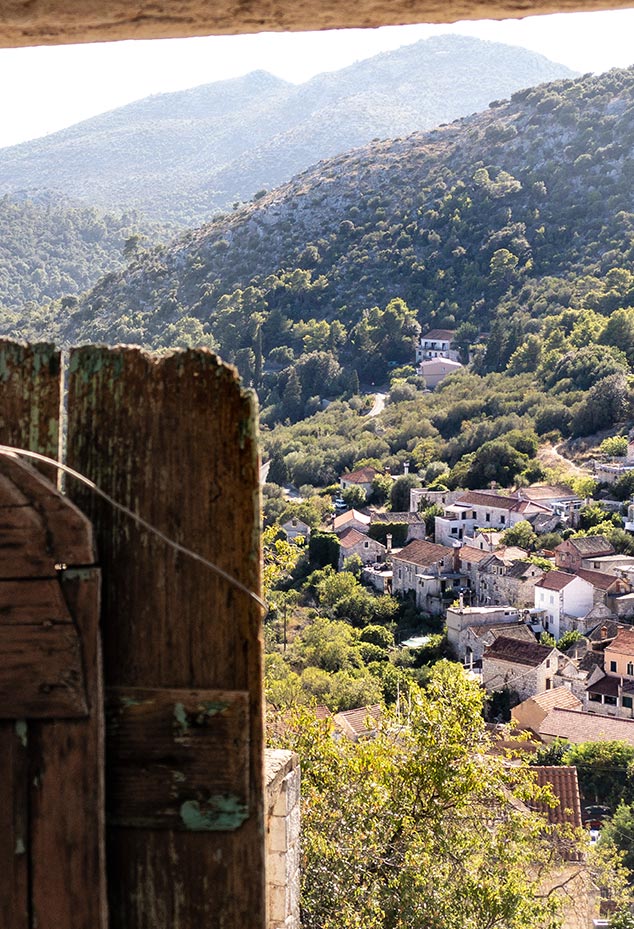 Lastovo - Village - Vue
